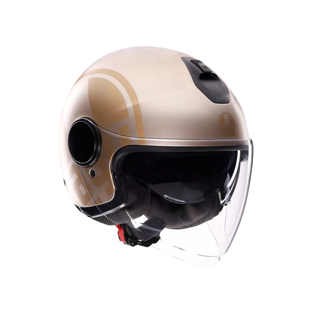 [18468001-012-XS] AGV ETERES Sirolo Matt White/Gold (XS)