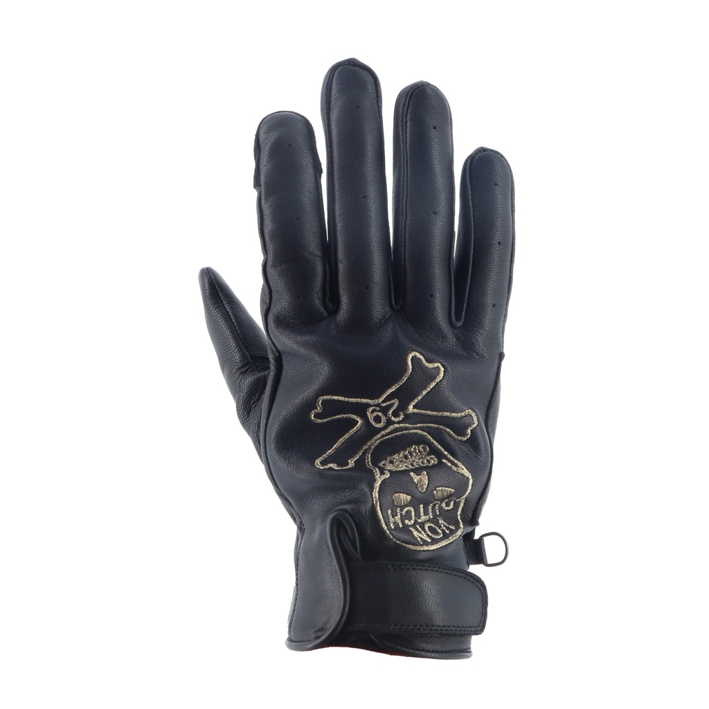 [2025056 NN T10] Helstons VD - BONES Cuir NOIR-NOIR (T10)