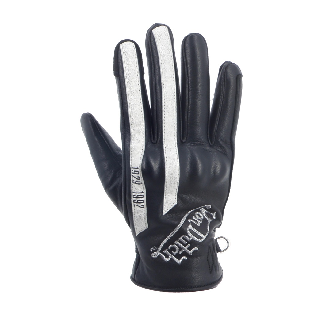 [2025059 NBLA T10] Helstons VD - HAWK Cuir NOIR (Blanc) (T10)