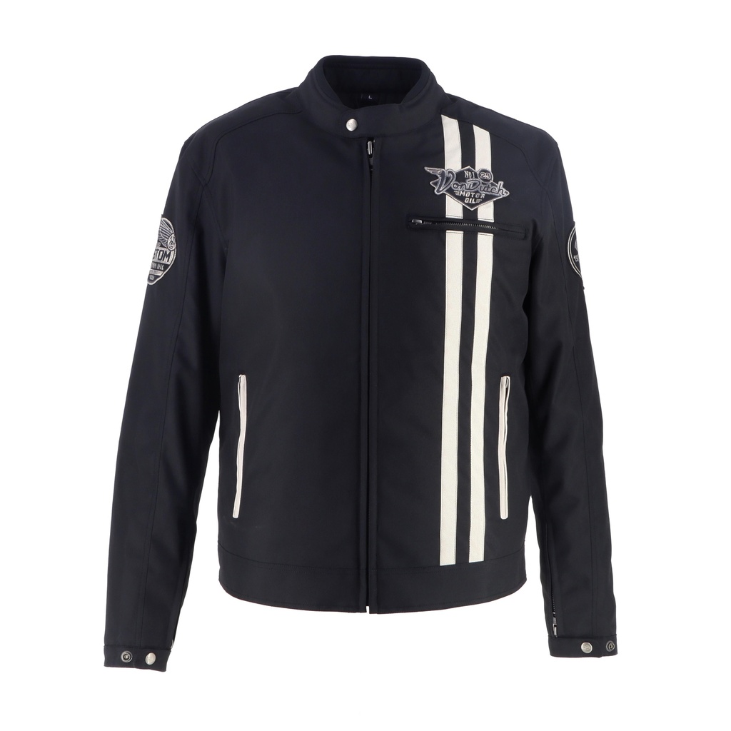 [2025049 NBE M] Helstons VD - SPEED RACER Tissu NOIR (Beige) (M)