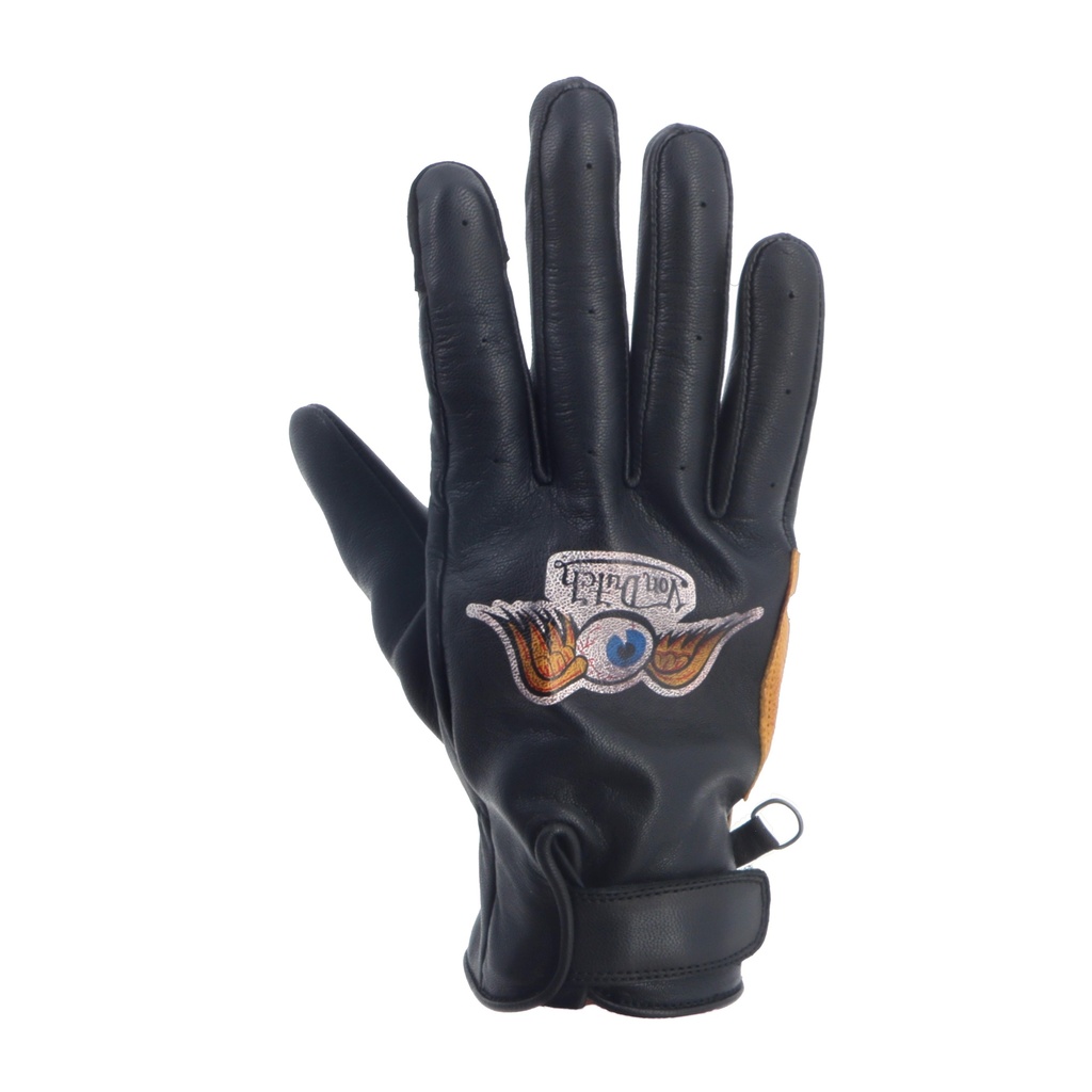 [2025055 NG T10] Helstons VD - VISION Cuir NOIR-GOLD (T10)