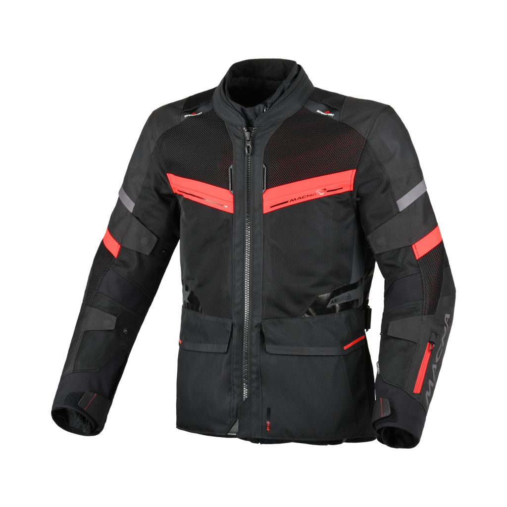 [146569] Macna Captane Black / Red (XXL)