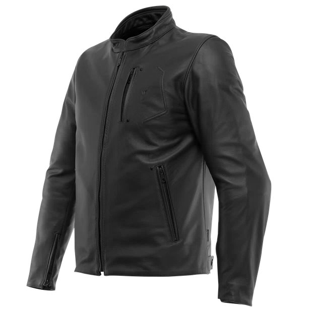 [*15300008 001 44] Dainese Fulcro Qdf Leather Jacket Black (44)