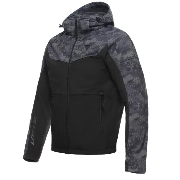 [*1735211 93H 44] Dainese Ignite Tex Jacket Black/Camo-Gray (44)