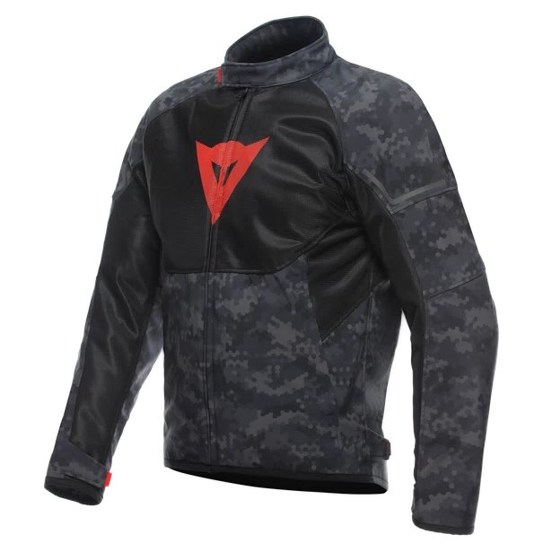 [1735262 97H 44] Dainese Ignite Air Tex Jacket Camo-Gray/Black/Fluo-Red (44)