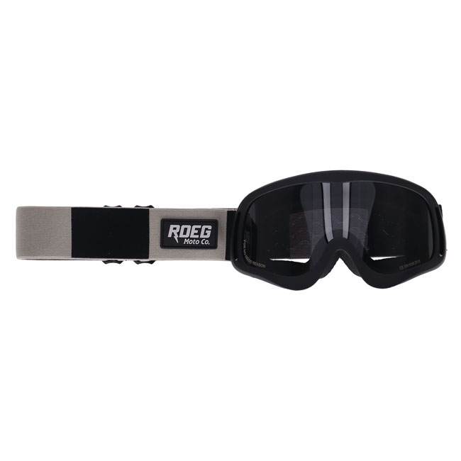 Roeg PERUNA GOGGLES STRIPE Black/Light gray