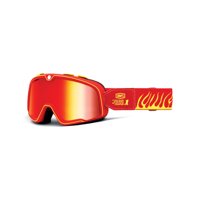 100 Percent BARSTOW Death Spray Mirror Red