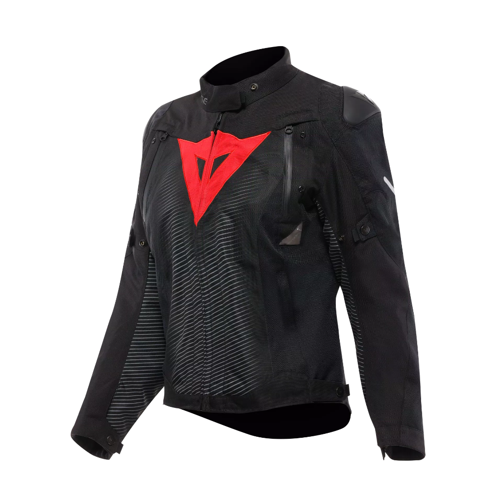Dainese Super Sprint D-Dry Woman Black/Black/Red Lava
