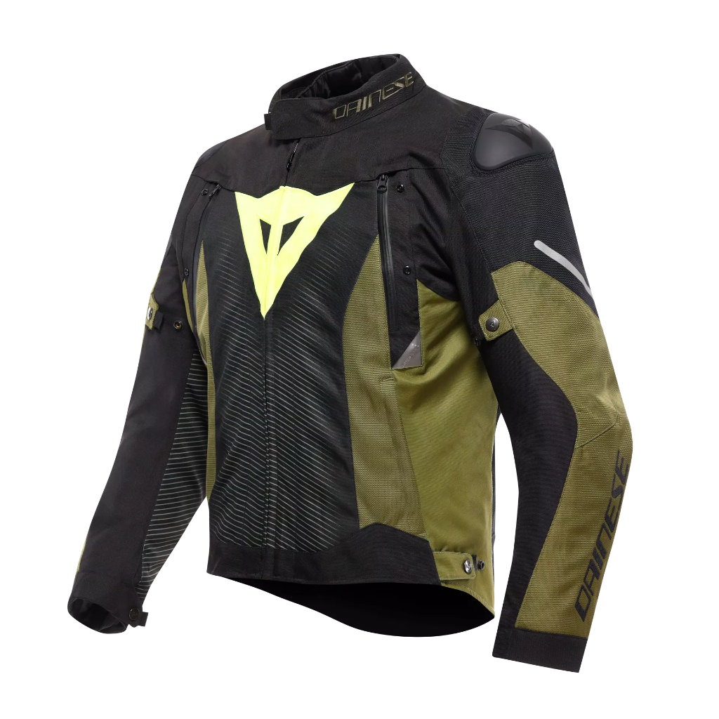 [16500023 40R 44] Dainese Super Sprint D-Dry Black/Green/Fluo Yellow (44)