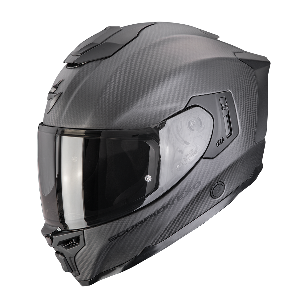 [115-261-10-04] Scorpion Exo-1500 Carbon Air Solid Matt black (M)