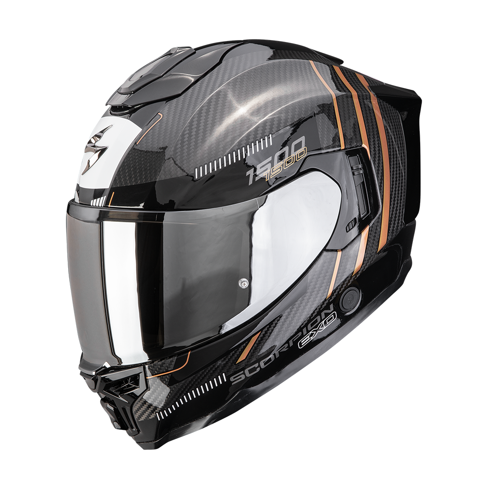 [115-518-354-04] Scorpion Exo-1500 Carbon Air Zity Black-Copper (M)