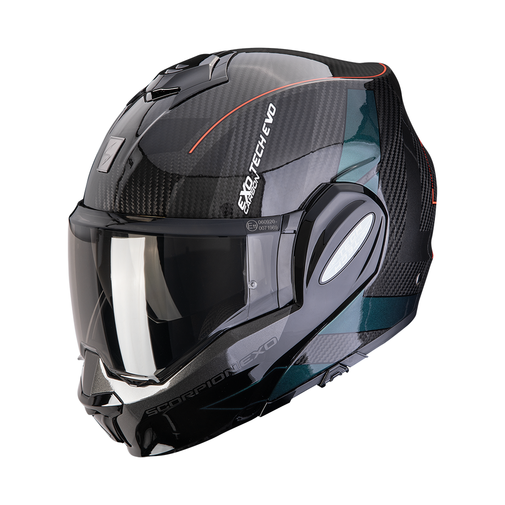 [118-520-69-04] Scorpion Exo-Tech Evo Carbon Cad Black-Green (M)
