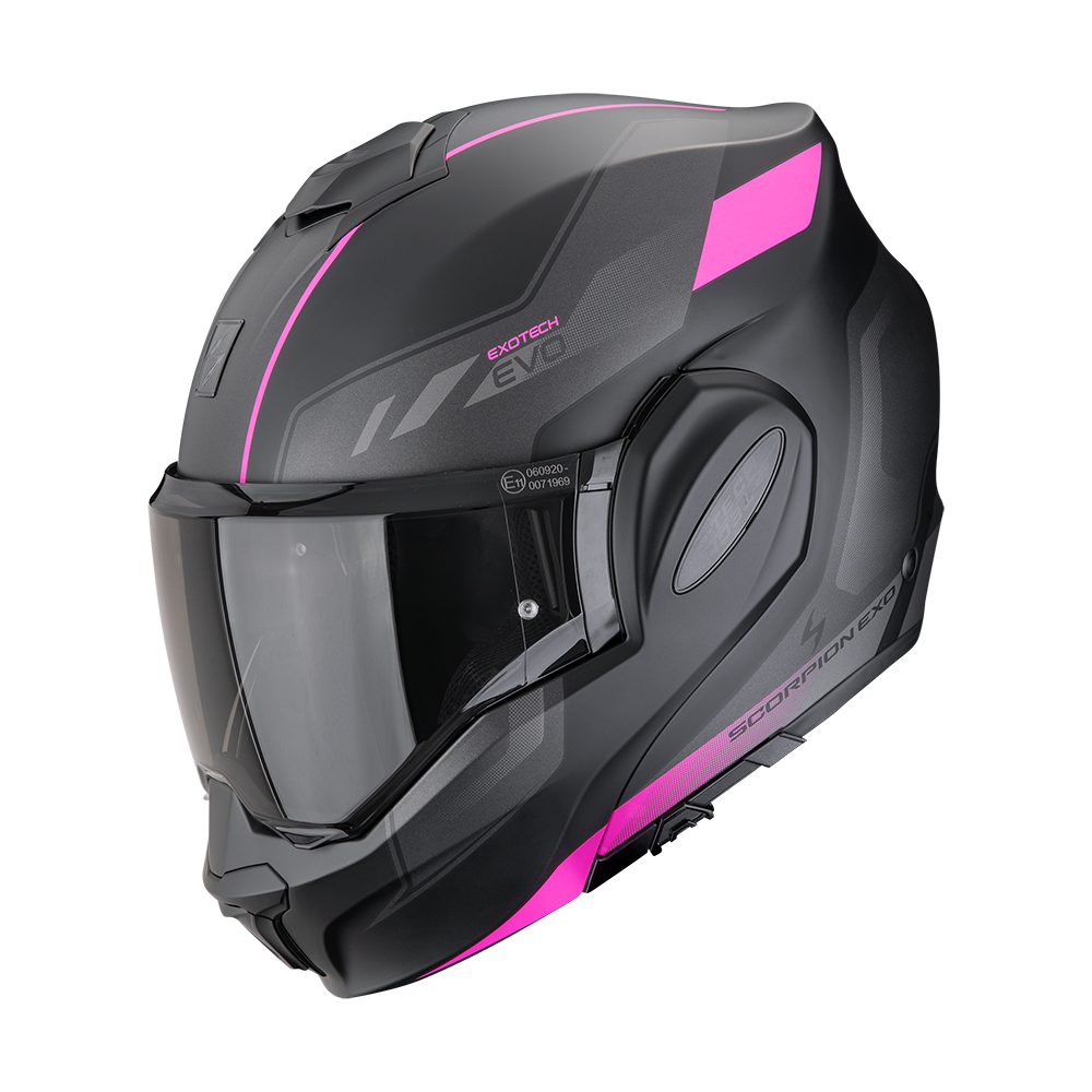 [118-526-179-04] Scorpion Exo-Tech Evo Socius Matt Black-Pink (M)