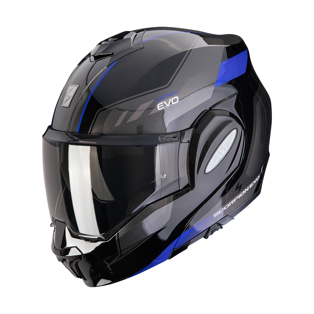 [118-526-66-04] Scorpion Exo-Tech Evo Socius Black-Blue (M)