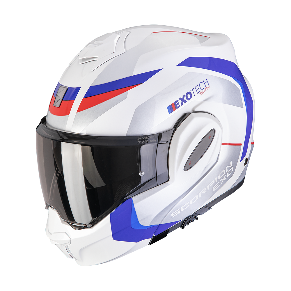 [119-525-236-04] Scorpion Exo-Tech Evo Pro Acuti White-Blue-Red (M)
