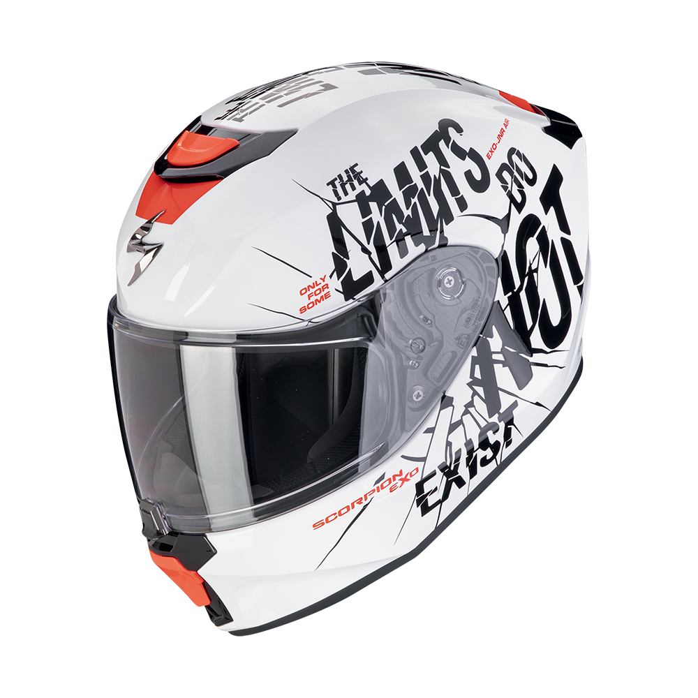 [120-436-55-04] Scorpion Exo-Jnr Air Boum White-Black (M)