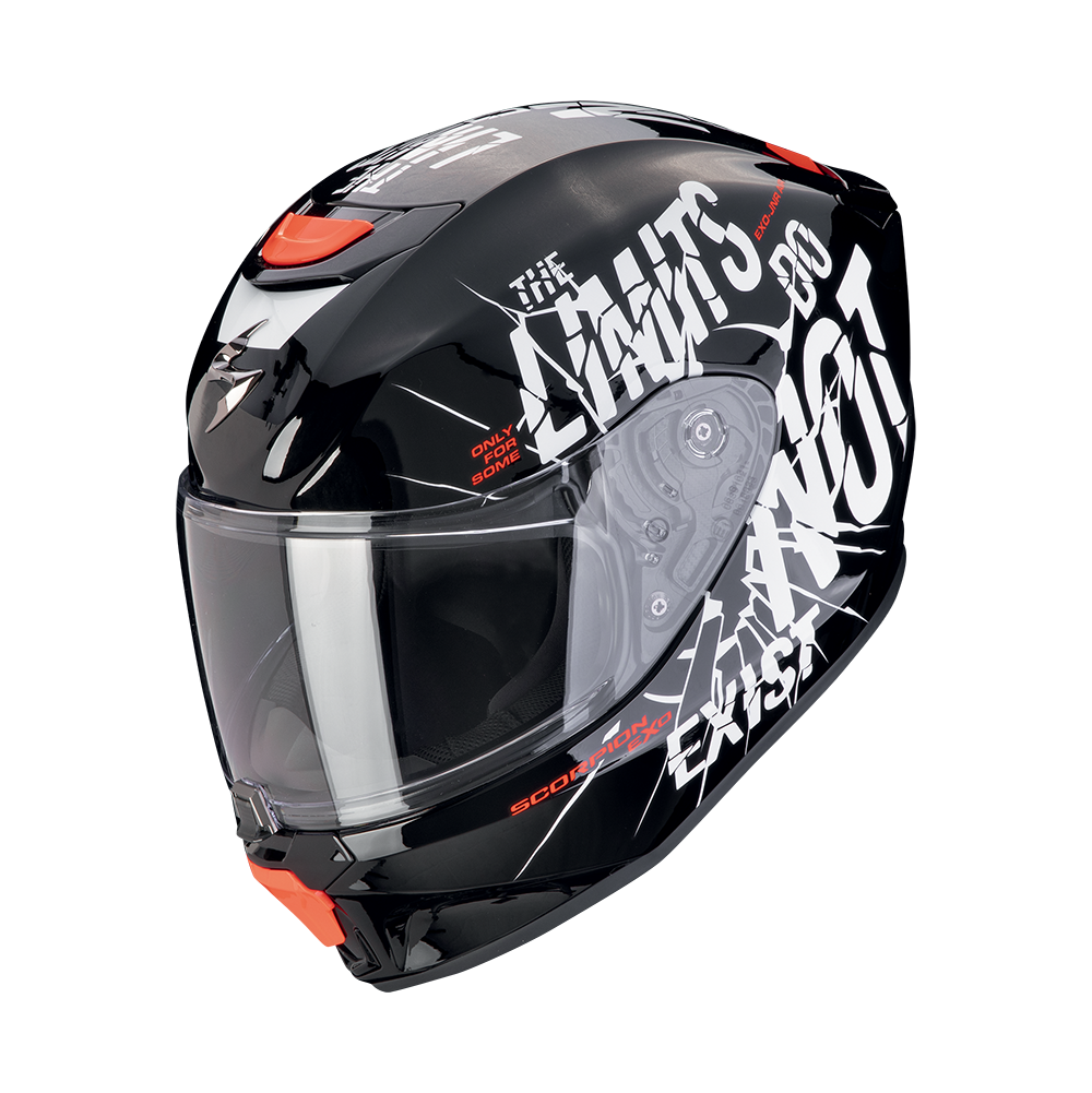 [120-436-63-04] Scorpion Exo-Jnr Air Boum Black-White (M)