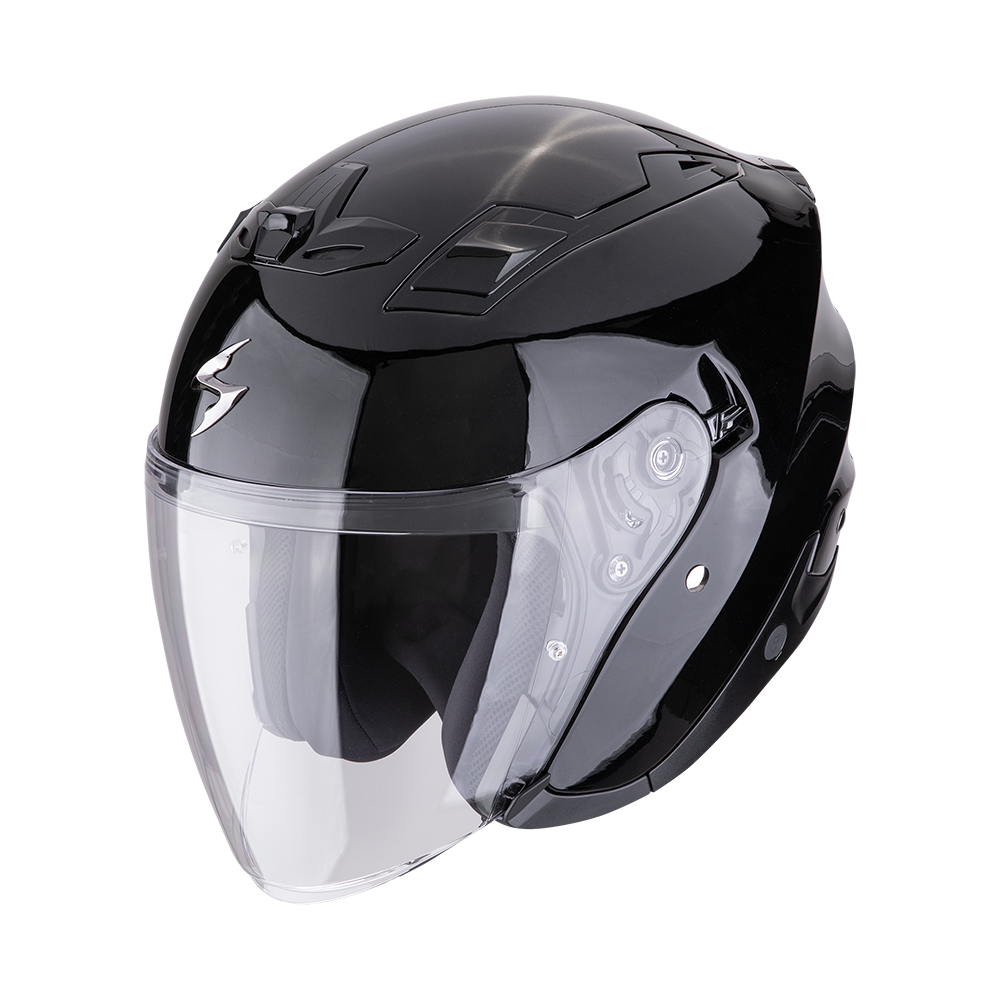 [123-100-14-04] Scorpion Exo-Z1 Solid Metallic Black (M)