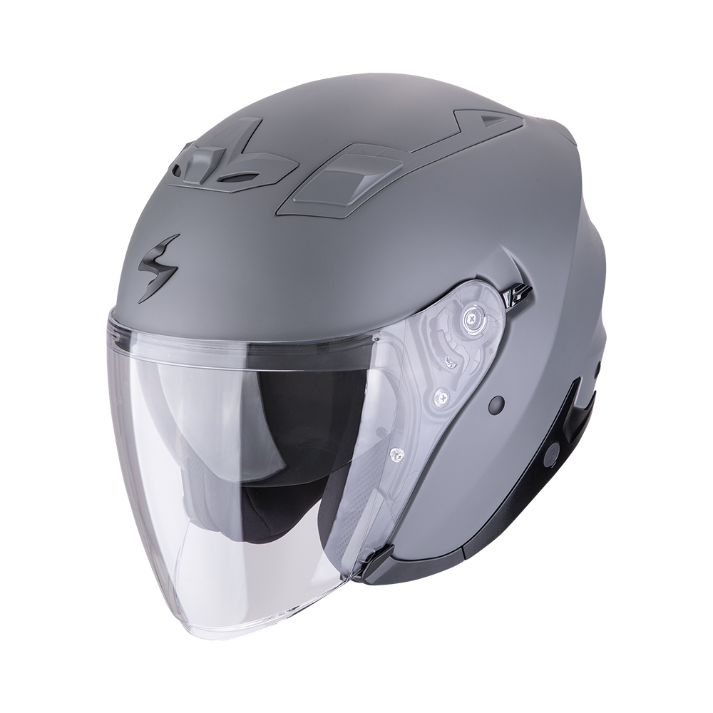 [123-100-228-04] Scorpion Exo-Z1 Solid Matt Cement Grey (M)