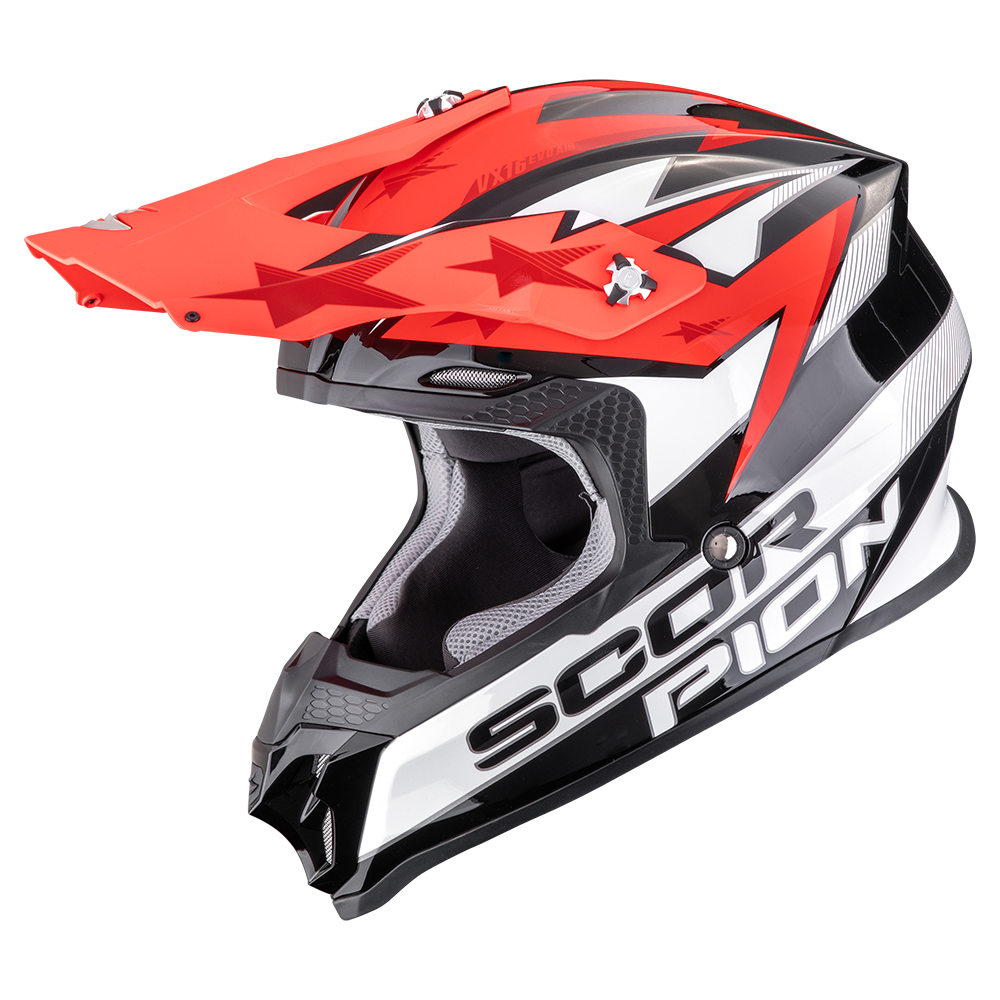 Scorpion Vx-16 Evo Air Patriot Black-White-Red