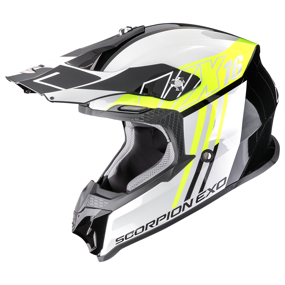 Scorpion Vx-16 Evo Air Lignes Black-Neon Yellow