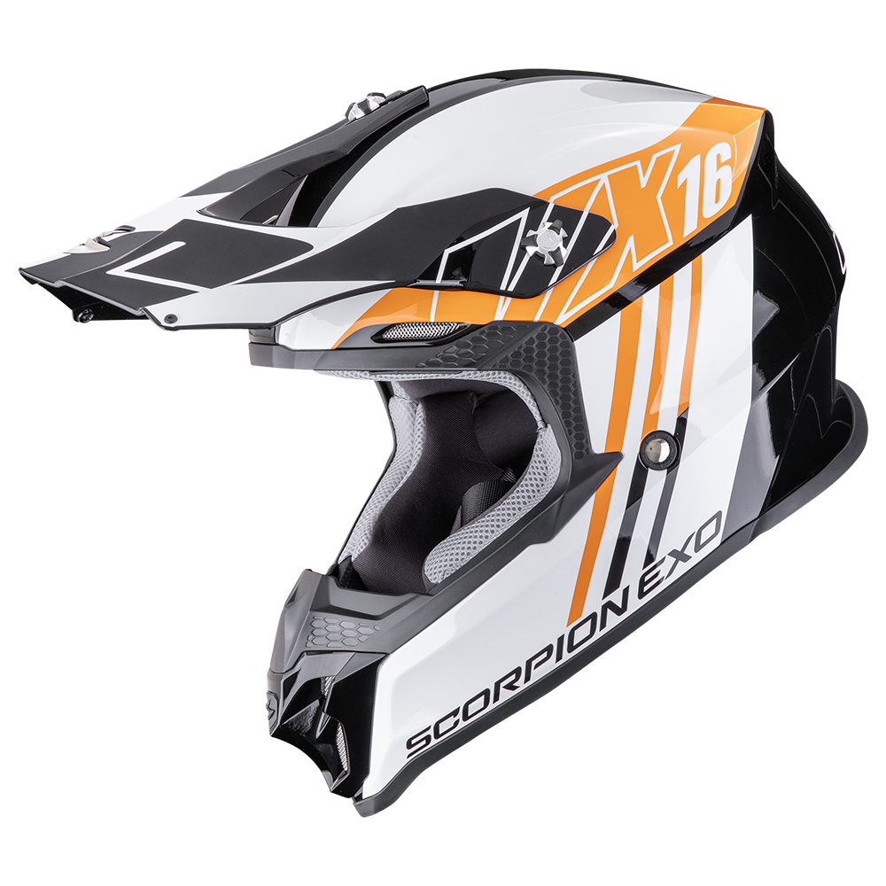 [146-521-78-04] Scorpion Vx-16 Evo Air Lignes Black-Orange (M)