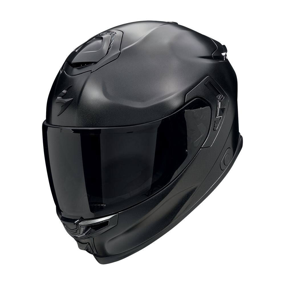 [150-100-285-04] Scorpion Exo-Gt Sp Air Solid Matt Pearl Black-Grey (M)