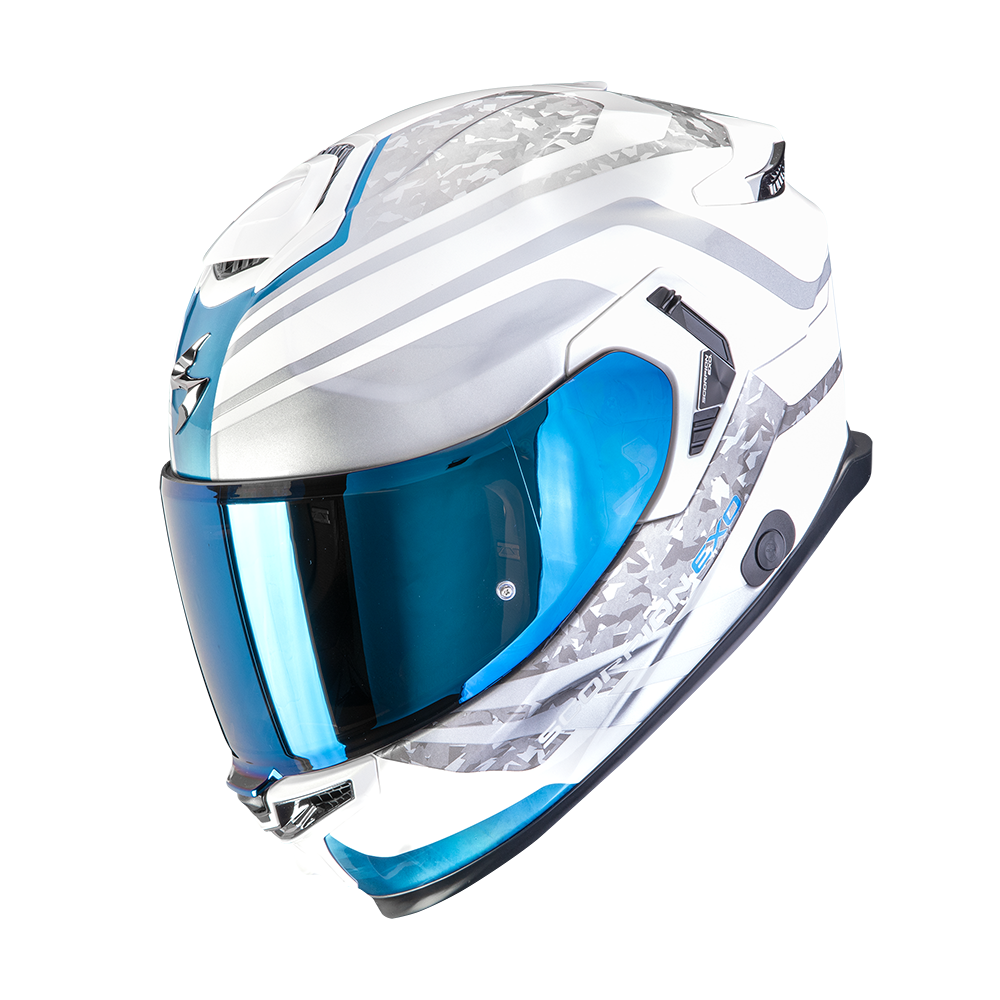 [150-533-74-04] Scorpion Exo-Gt Sp Air Arten White-Blue (M)