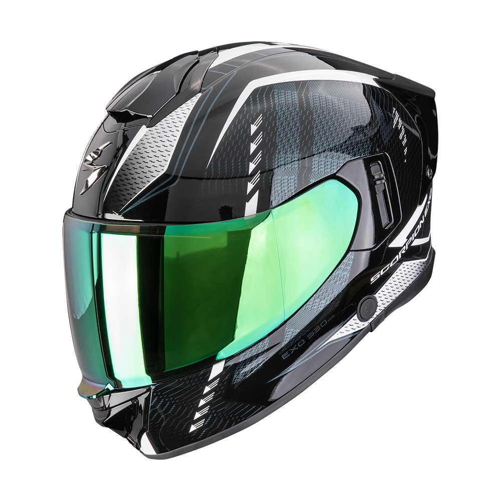 [173-529-382-04] Scorpion Exo-530 Air Theras Black-Chameleon-White (M)