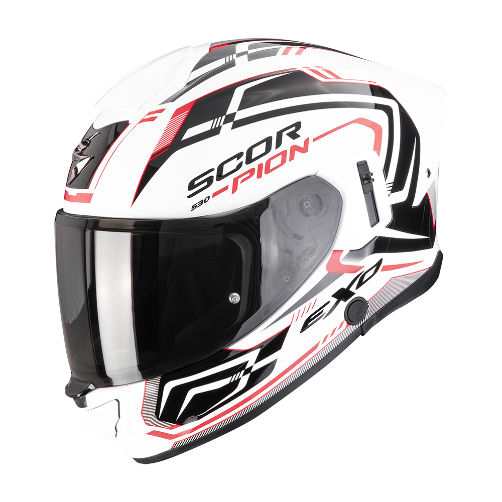 Scorpion Exo-530 Air Slope White-Black-Red