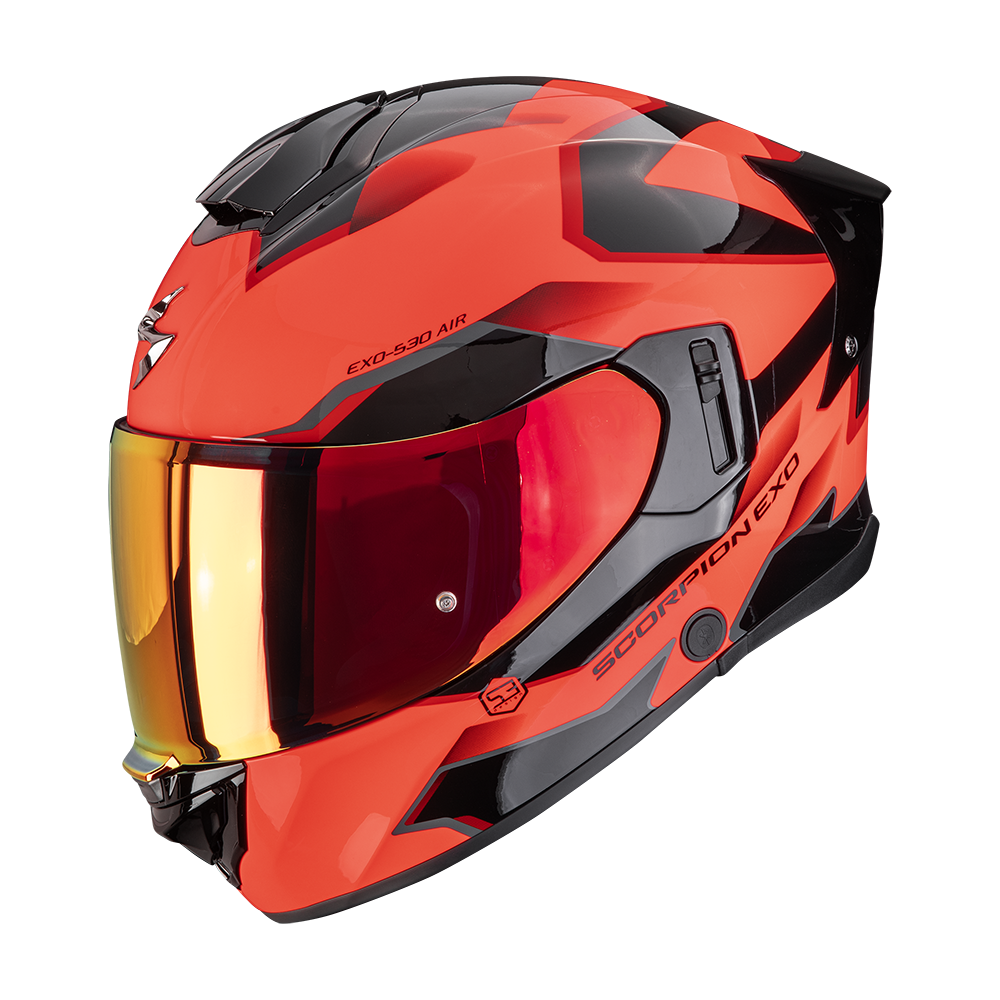 [173-531-384-04] Scorpion Exo-530 Air Clip Red-Black (M)