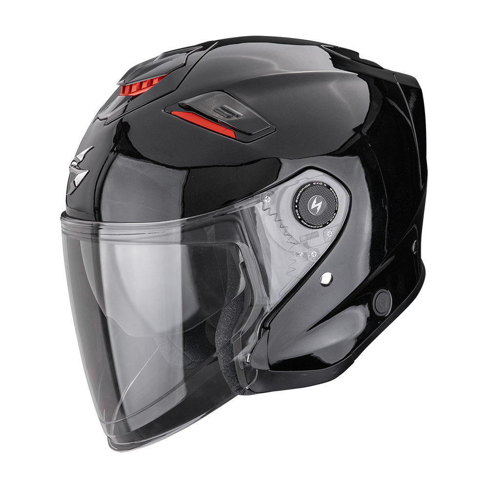 [174-100-14-04] Scorpion Exo-Gt Jet Solid Metallic Black (M)