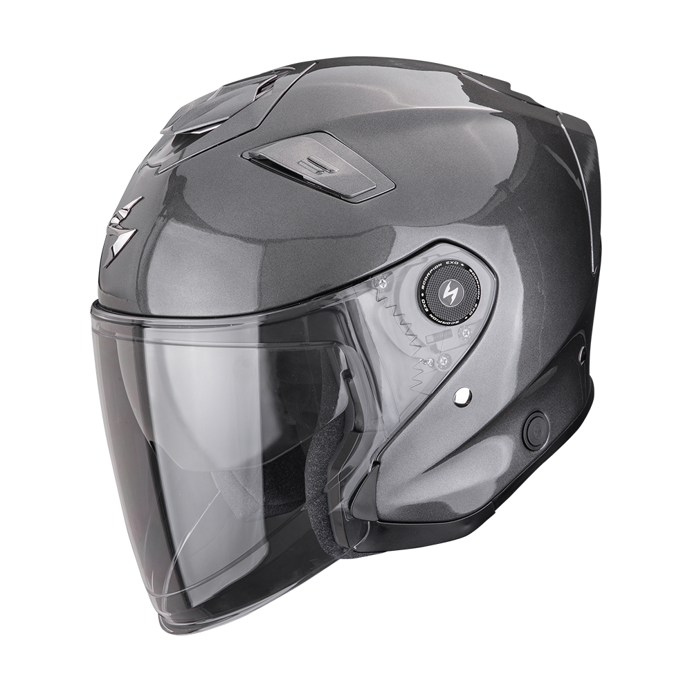 [174-100-337-04] Scorpion Exo-Gt Jet Solid Metallic Grey (M)