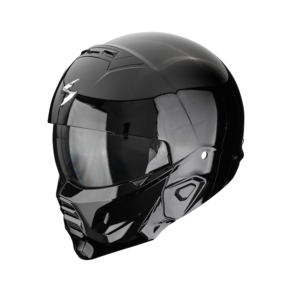 [182-100-03-04] Scorpion Exo-Combat II Solid Black (M)