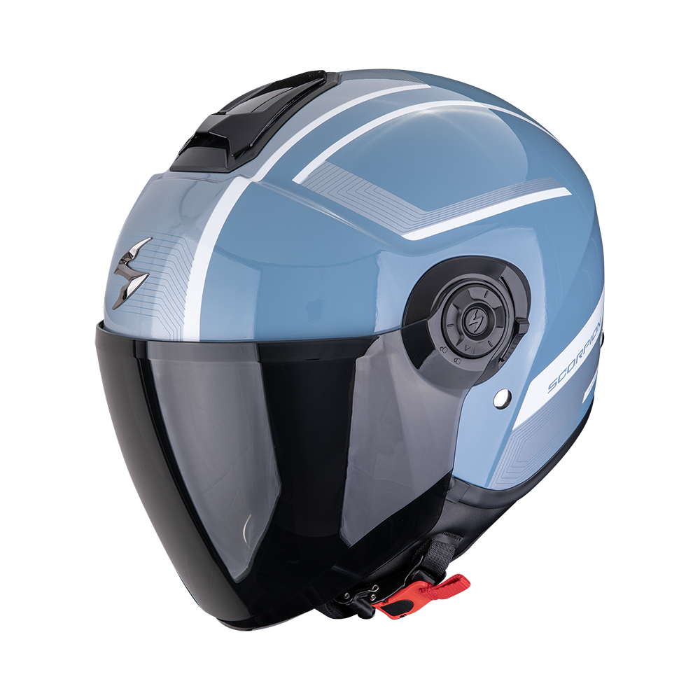 [183-542-104-04] Scorpion Exo-City II Cosmos Blue-Silver (M)