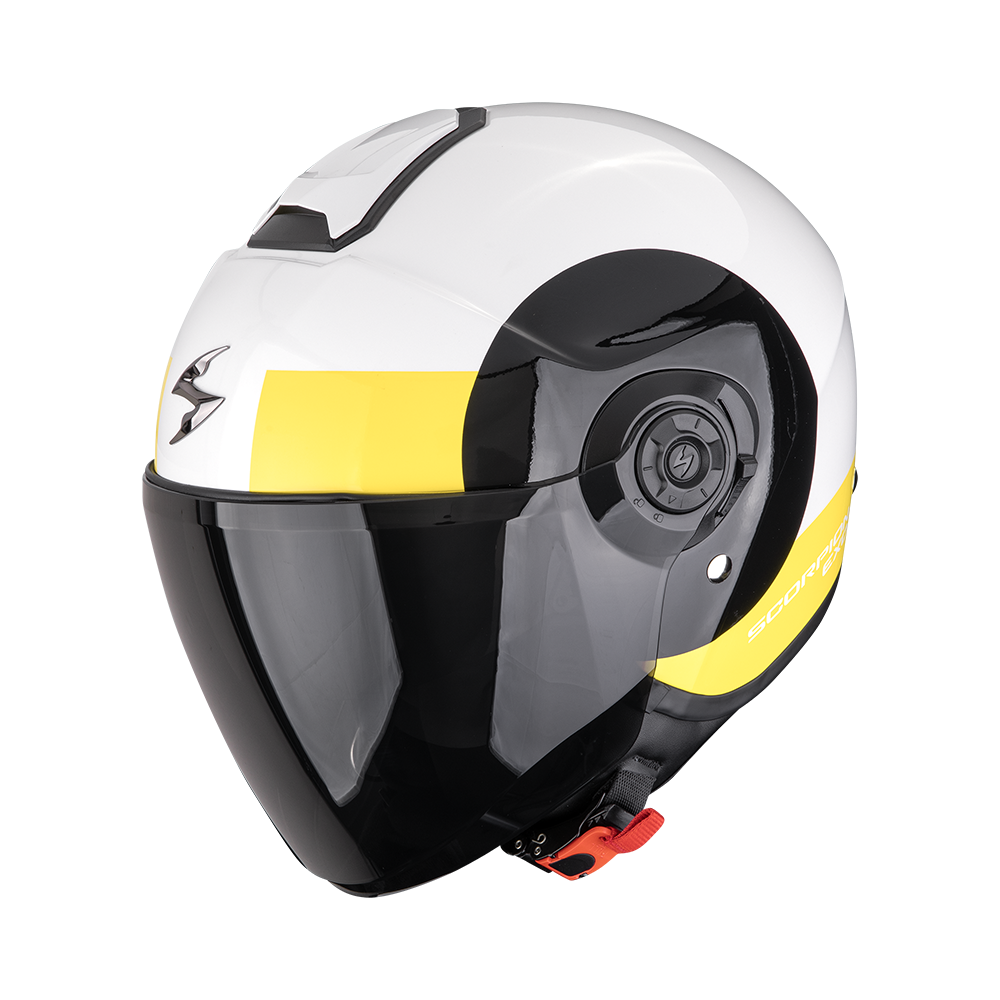 [183-544-360-04] Scorpion Exo-City II Sheer White-Black-Yellow (M)