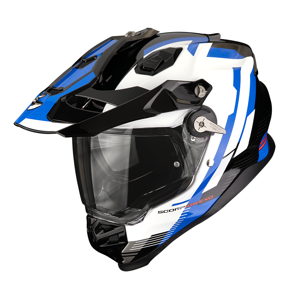 [184-514-230-04] Scorpion Adf-9000 Air Patrol Black-Blue-White (M)