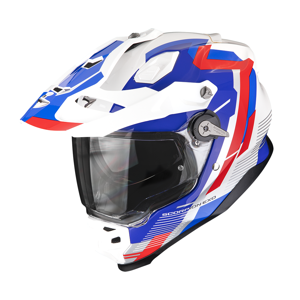 [184-514-236-04] Scorpion Adf-9000 Air Patrol White-Blue-Red (M)