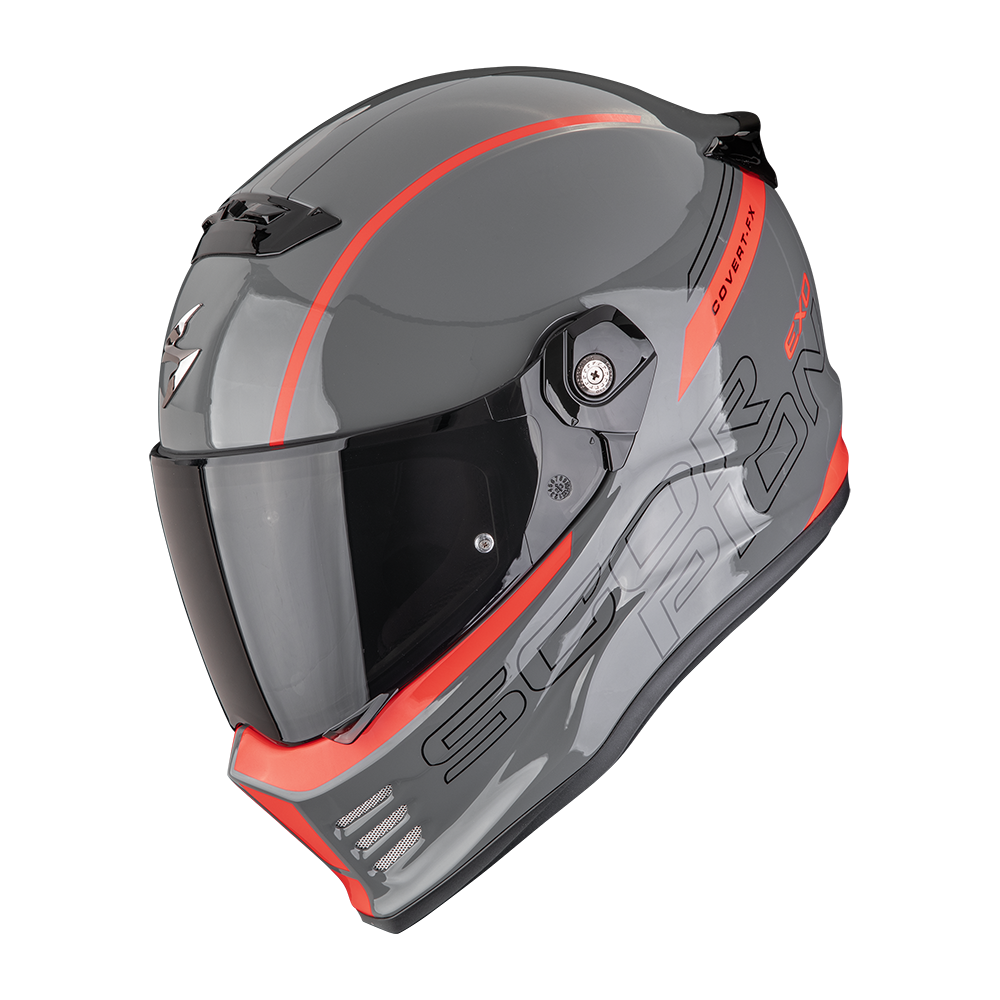 [186-527-318-04] Scorpion Covert Fx Danko Grey-Red (M)