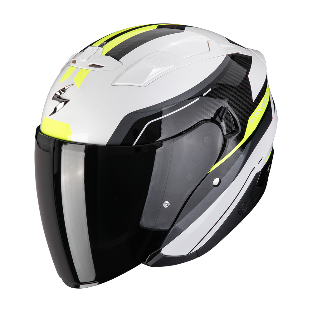 [23-546-346-04] Scorpion Exo-230 Hipe White-Black-Neon Yellow (M)