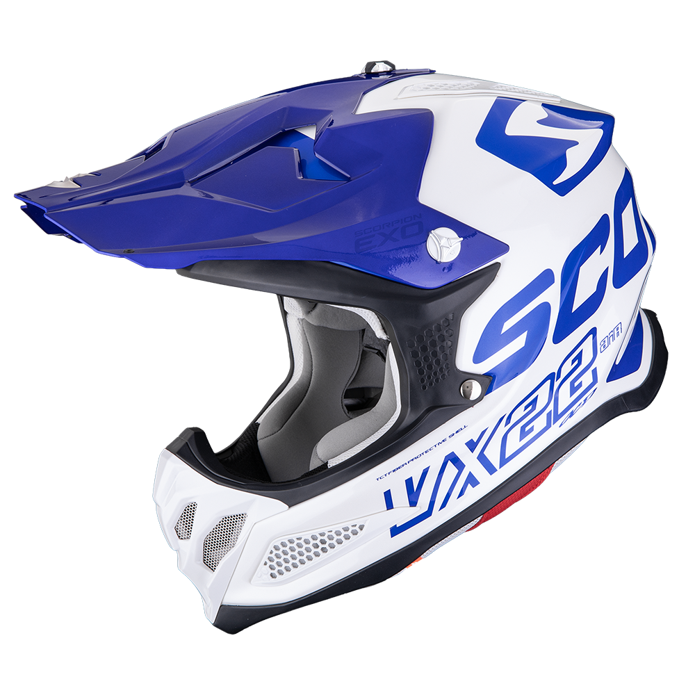[32-522-236-04] Scorpion Vx-22 Air Updown White-Blue-Blue (M)