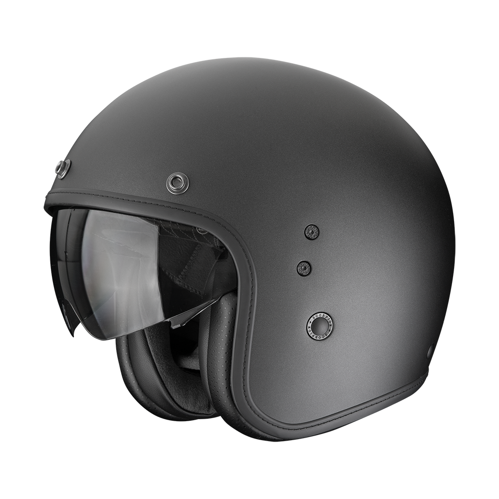 [78-100-285-04] Scorpion Belfast Evo Solid Matt Pearl Black (M)