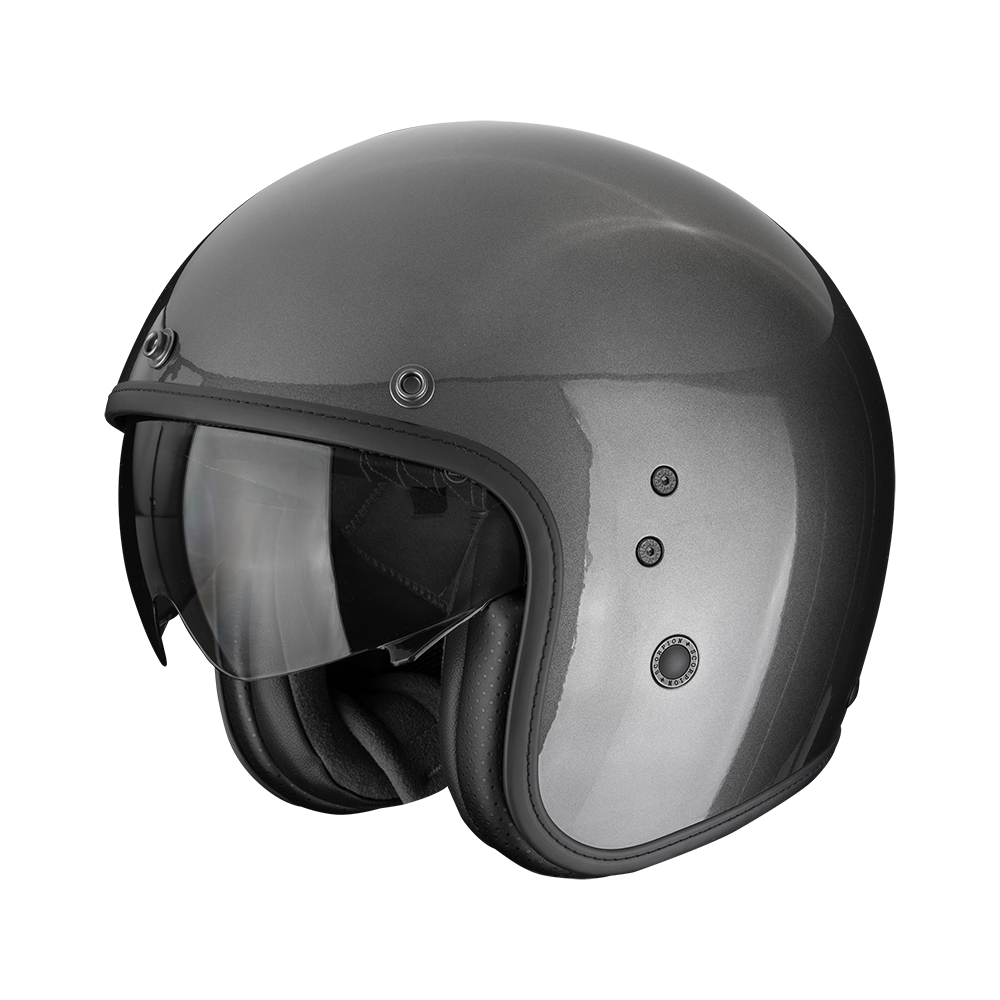 [78-100-337-04] Scorpion Belfast Evo Solid Metallic Grey (M)