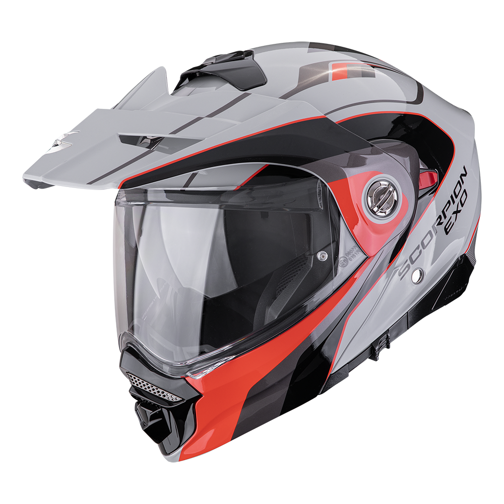 [89-523-318-04] Scorpion Adx-2 Kamps Grey-Red (M)