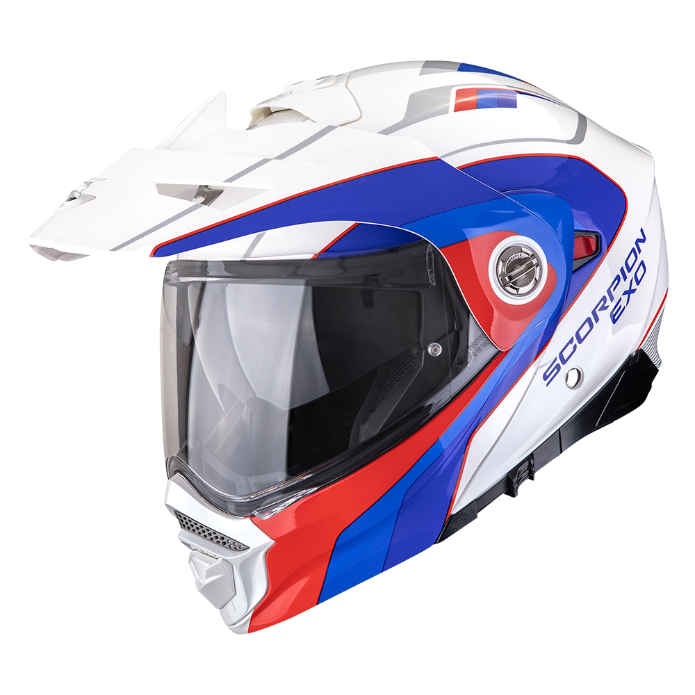 [89-523-359-04] Scorpion Adx-2 Kamps White-Red-Blue (M)
