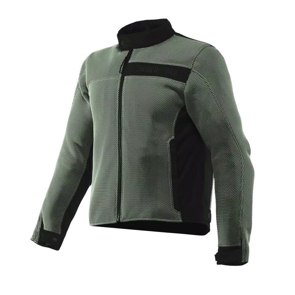 [*17300023 76R 44] Dainese Lisbona Air Tex Jacket Iceberg green / Black (44)