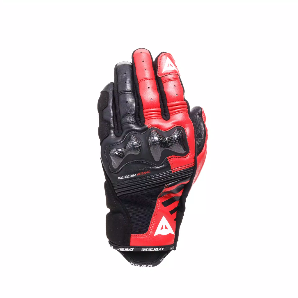 [18100049 B78 XS] Dainese Reacto Carbon Short Black / Lava Red (XS)