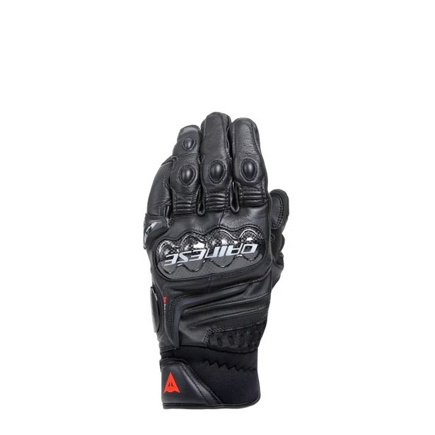 [1815958 631 XS] Dainese Carbon 4 Short Leather Gloves Black/Black (XS)