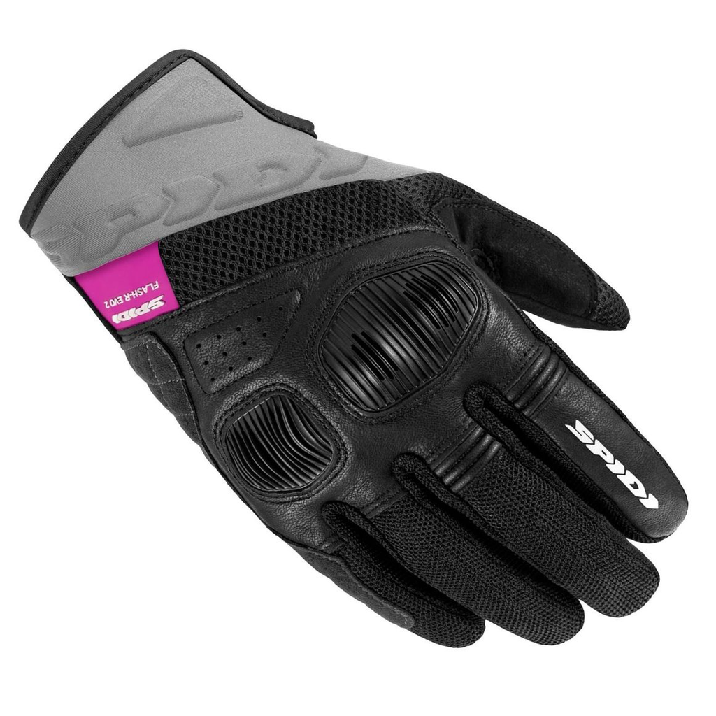 [B141-545-M] Spidi FLASH-R EVO 2 LADY Black/Fuchsia (M)