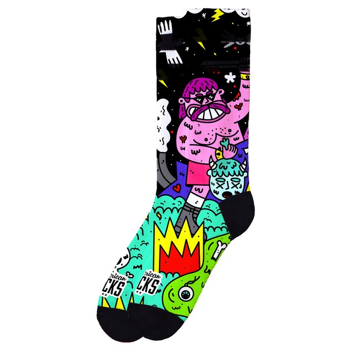 [708094] American Socks BABARIAN (42-46)